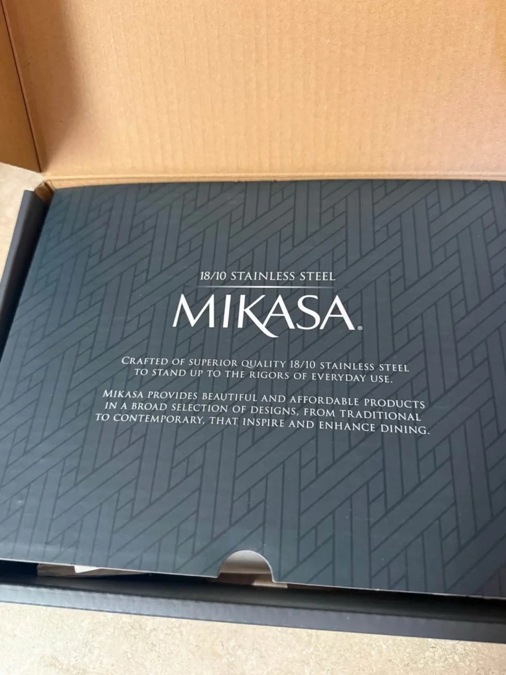 Mikasa Bravo 18/10 Stainless Steel 101-Pc. Flatware Set, Service for 12